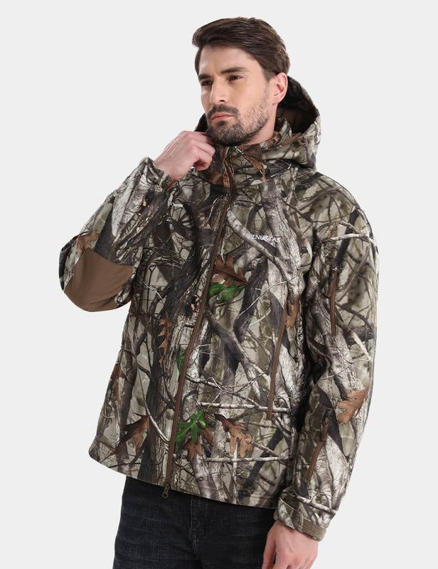 [Open Box] Men's Heated Silent Hunting Jacket 7.4V - Next Camo G2™, M45 Max
