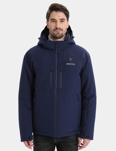 Men's Waterproof Heated Lightweight FELLEX® Jacket 12V, M19 - Navy