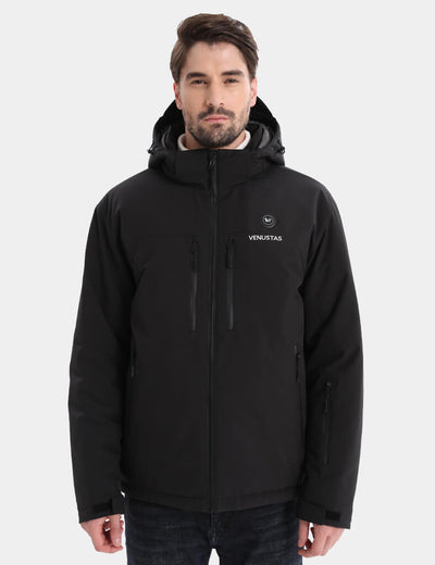 Men's Waterproof Heated Lightweight FELLEX® Jacket 12V, M19 - Black