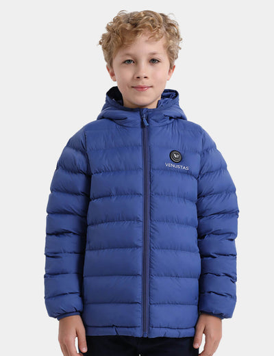 Boy’s Heated FELLEX®  Hooded Jacket 7.4V, KB13 - Navy Blue