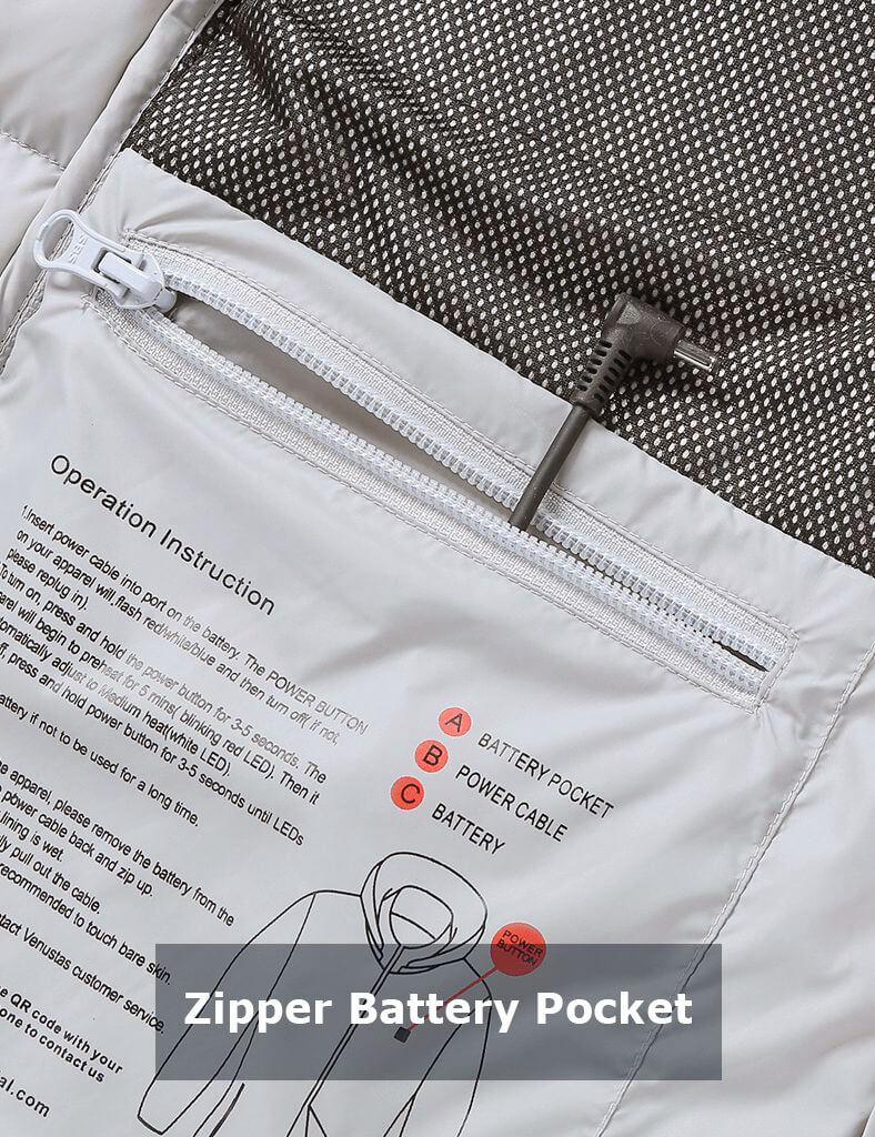 Heated Jacket 7.4V for Unisex, U8999