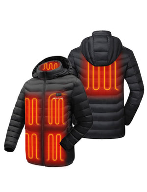 Heated Jacket for Unisex with Dual Control Button, 7.4V, U9001 hover