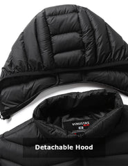 [Open Box] Heated Jacket for Unisex with Heating Areas Control Button, 7.4V, U9001
