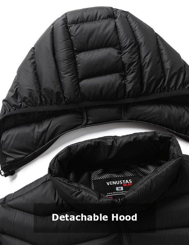 Dual Control Unisex Heated Jacket with Arm Heating 7.4V