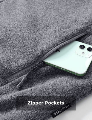 [Open Box] Zipper up Heated Fleece Jacket for Men 7.4V,M2136
