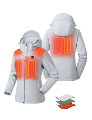 Women's Heated Jacket 7.4V - Blue/ Light Grey/ Navy/ Burgundy/ Black