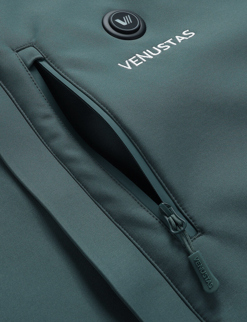 Men's Heated Jacket 7.4V - Navy/ Grey/ Silver Pine, M2168