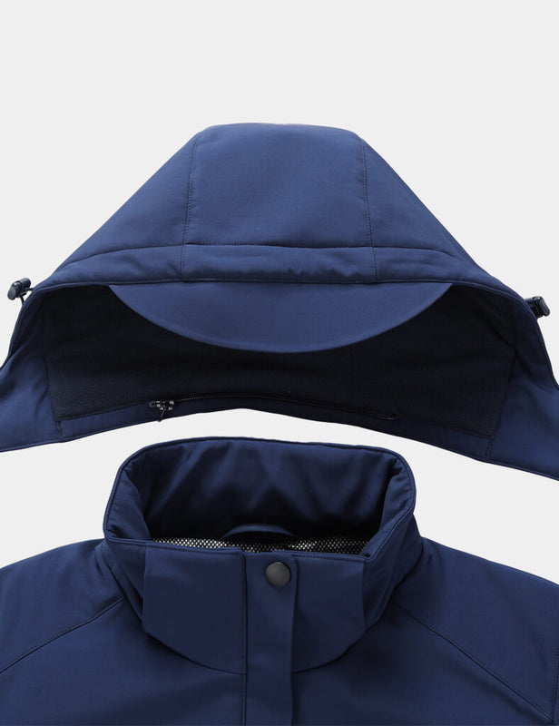 Women's Heated Jacket 7.4V - Blue/ Light Grey/ Navy/ Burgundy/ Black