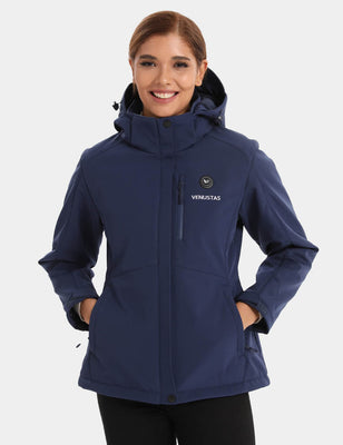 Women's Heated Jacket 7.4V - Blue/ Light Grey/ Navy/ Burgundy/ Black