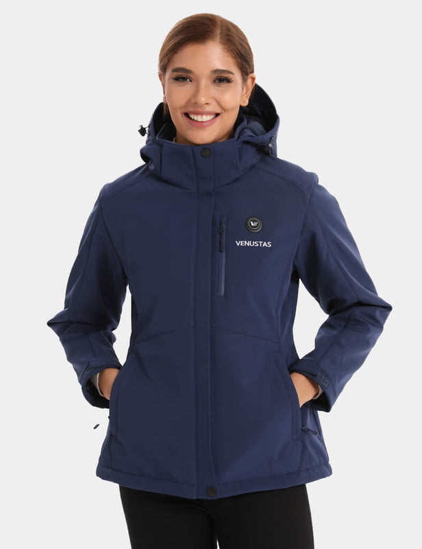 Women's Heated Jacket 7.4V - Blue/ Light Grey/ Navy/ Burgundy/ Black