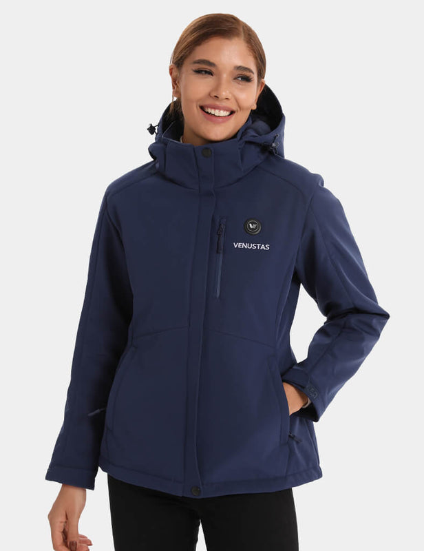 Women's Heated Jacket 7.4V - Blue/ Light Grey/ Navy/ Burgundy/ Black