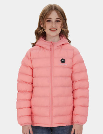 Girl's Heated FELLEX® Hooded Jacket | Water Resistant | Venustas