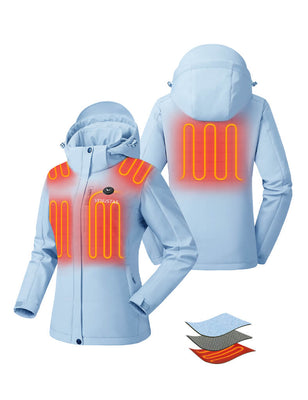 Women's Heated Jacket 7.4V - Blue/ Light Grey/ Navy/ Burgundy/ Black