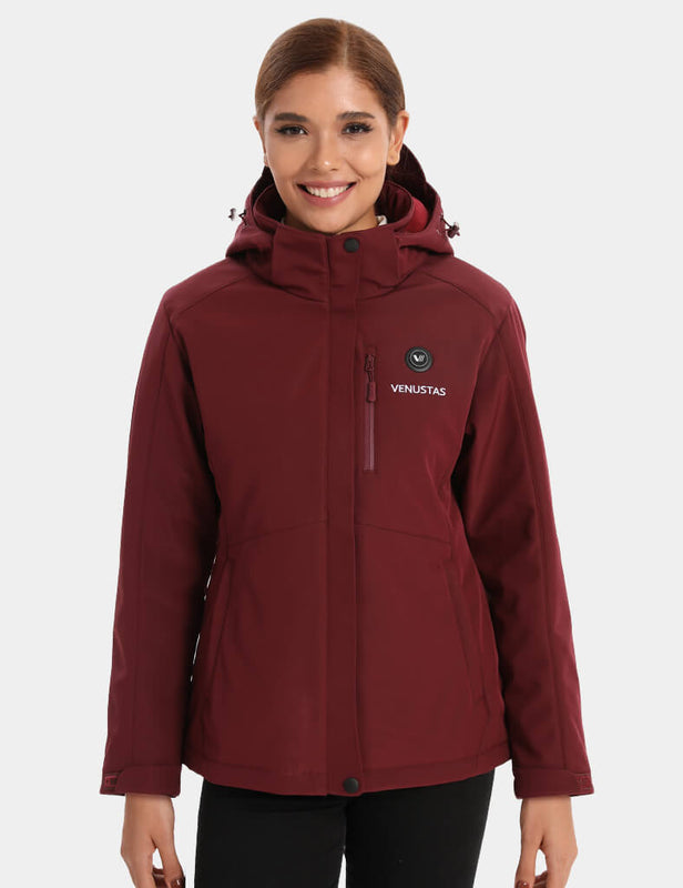 Women's Heated Jacket 7.4V - Blue/ Light Grey/ Navy/ Burgundy/ Black