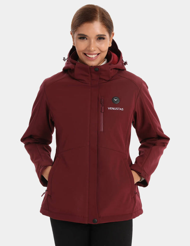 Women's Heated Jacket 7.4V - Blue/ Light Grey/ Navy/ Burgundy/ Black