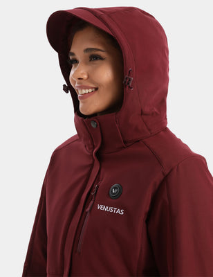 Women's Heated Jacket 7.4V - Blue/ Light Grey/ Navy/ Burgundy/ Black