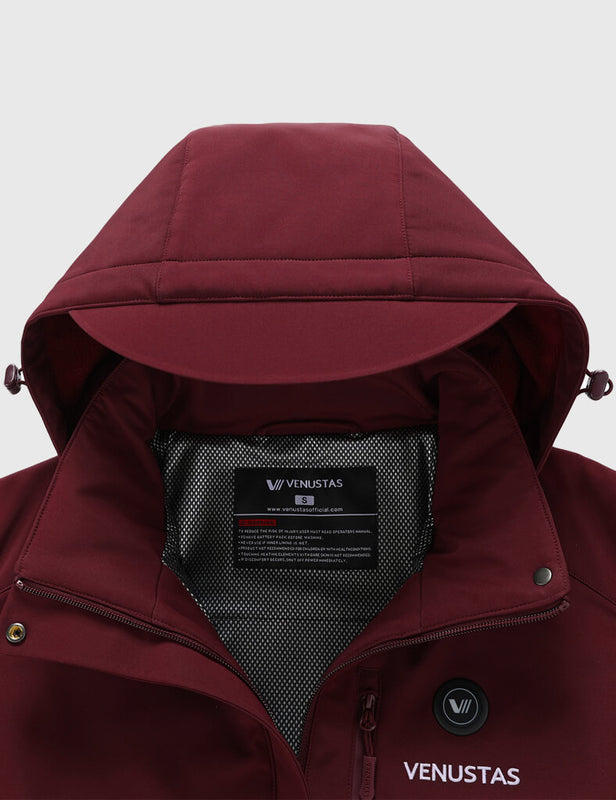 Women's Heated Jacket 7.4V - Blue/ Light Grey/ Navy/ Burgundy/ Black