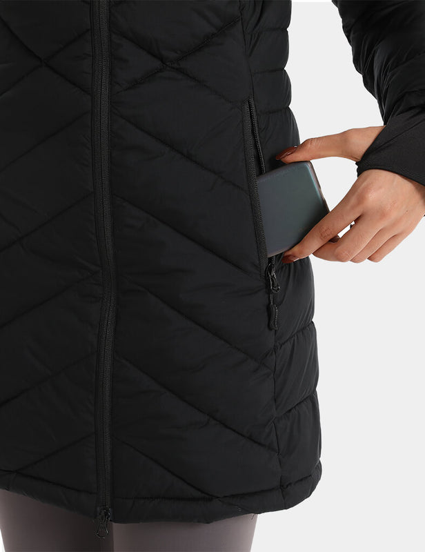 [Open Box] Heated Long Down Jacket 7.4V For Women, W62