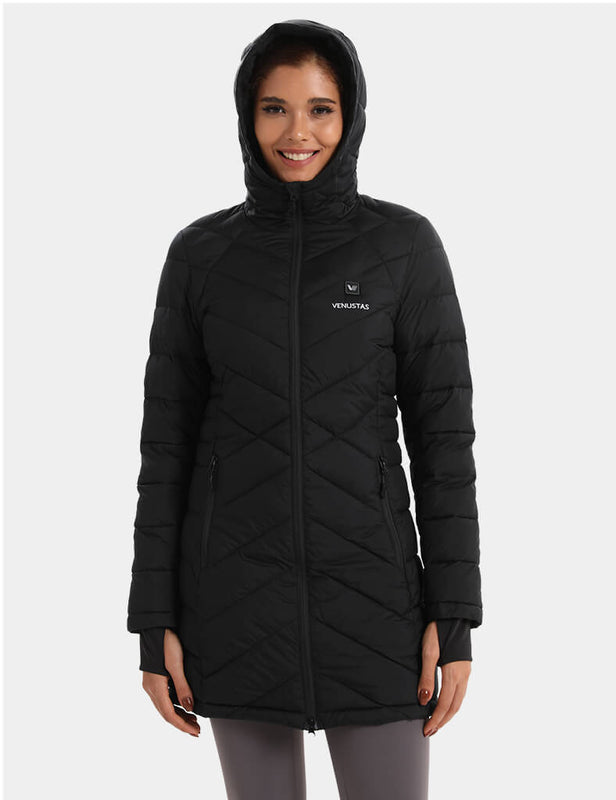[Open Box] Heated Long Down Jacket 7.4V For Women, W62