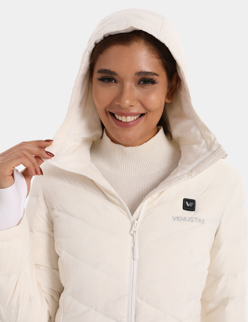 Heated Long Down Jacket 7.4V For Women, W62