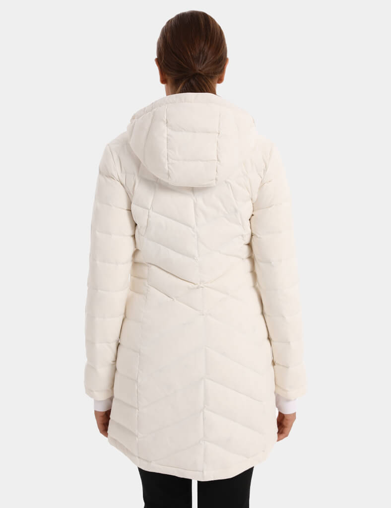 Heated Long Down Jacket 7.4V For Women, W62