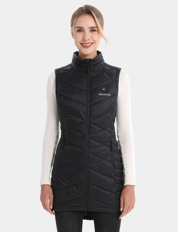 [Open Box] Women's Heated Long Puffer Vest 7.4V, W24L