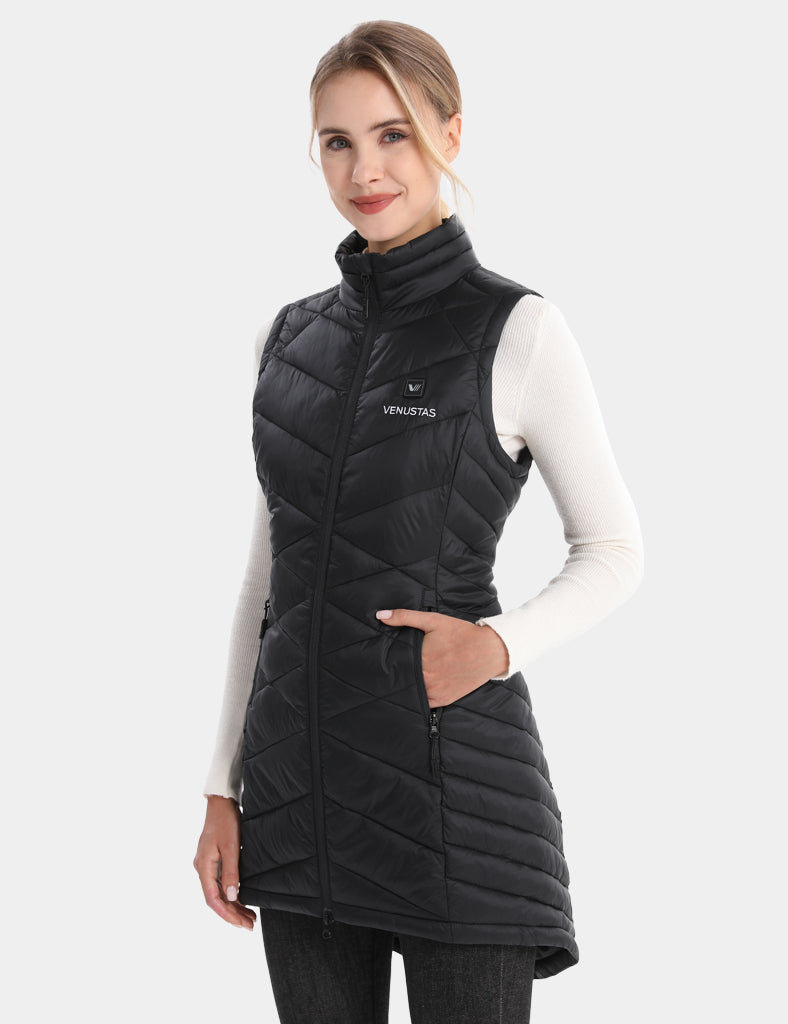Women's Heated Long Quilted Vest 7.4V, W24L