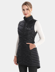 Women's Heated Long Puffer Vest 7.4V