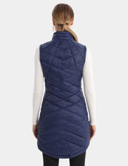 Women's Heated Long Quilted Vest 7.4V, W24L