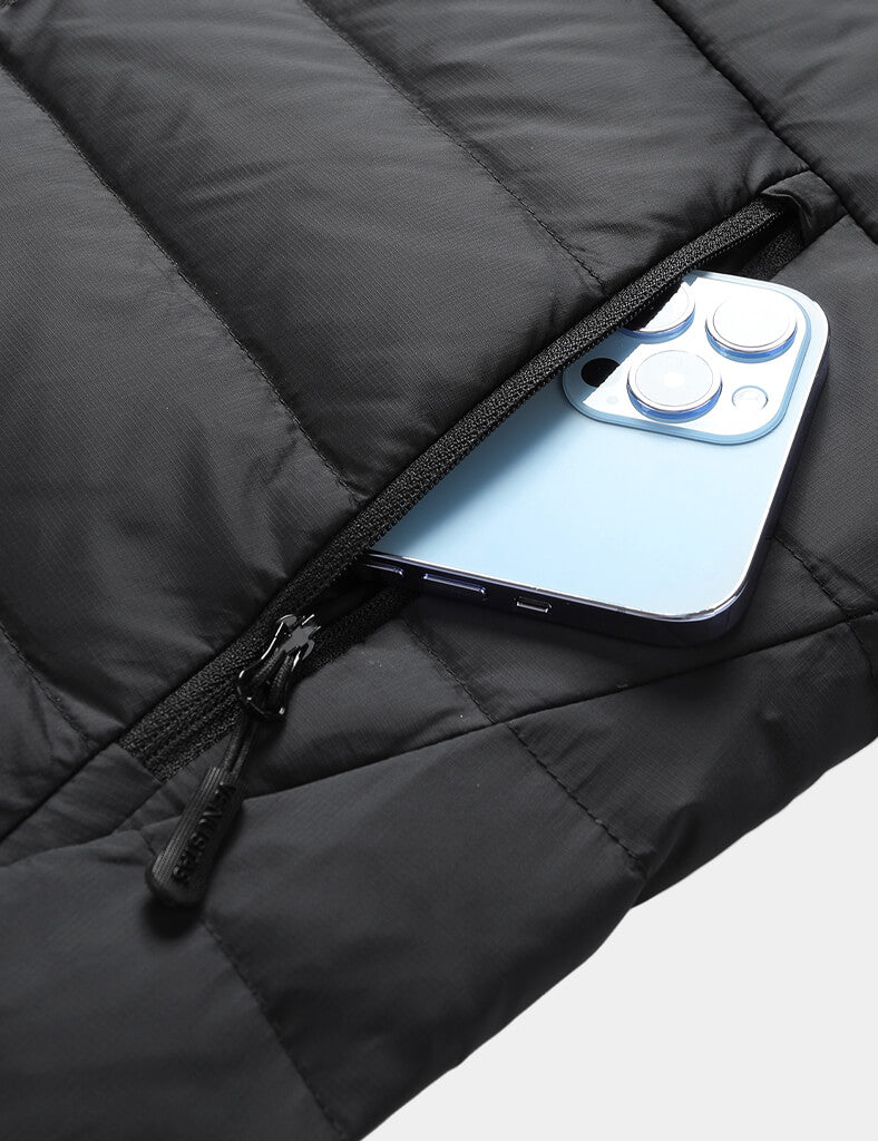 Women's Recycled Heated Lightweight Down Jacket 7.4V, EW32 [Final Sale]