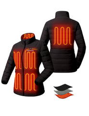 Women's Recycled Heated Lightweight Down Jacket 7.4V