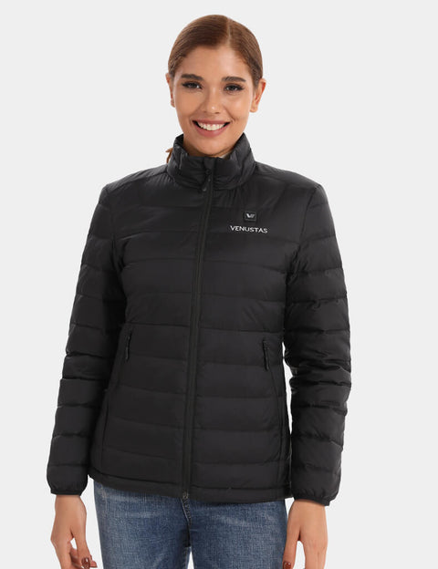 Women's Recycled Heated Lightweight Down Jacket 7.4V, EW32 [Final Sale]
