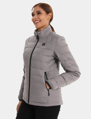 Women's Recycled Heated Lightweight Down Jacket 7.4V