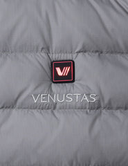 Men's Recycled Heated Lightweight Down Vest 7.4V - Black/ Grey