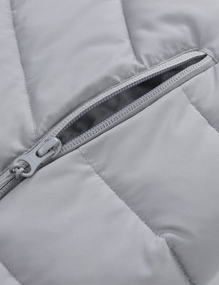 Women's Heated Recycled Puffer Jacket 7.4V - Black\ Grey