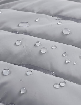 Women's Heated Recycled Puffer Jacket 7.4V - Black\ Grey