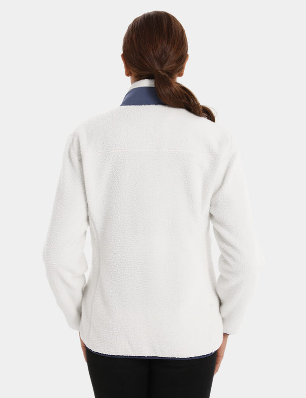 Women's Colorblock Heated Recycled Sherpa Jacket 7.4V, EW40 [Final Sale]