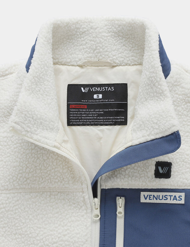 Women's Colorblock Heated Recycled Sherpa Jacket 7.4V, EW40 [Final Sale]