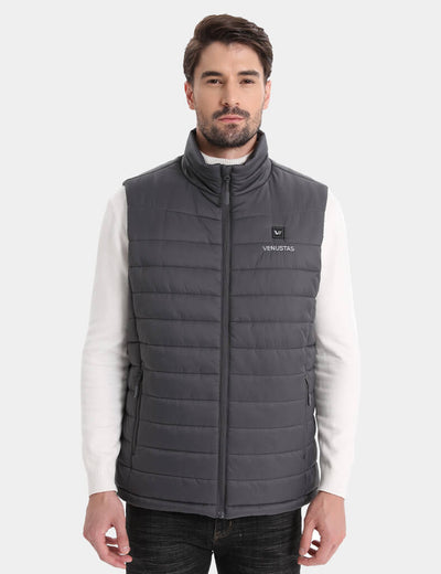 Men’s Classic Heated Vest 7.4V (Up to 13 heating hours), M2118 Pro - Dark Grey