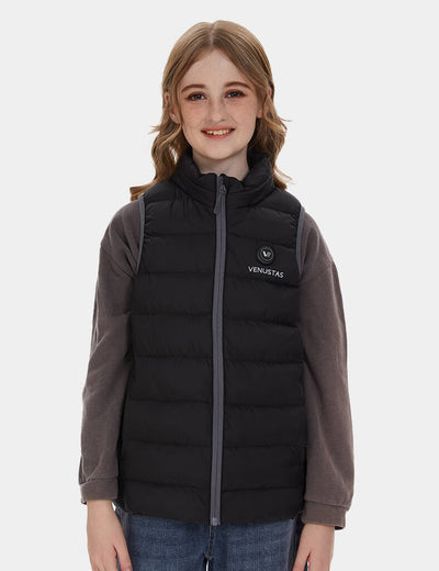 Girl’s Heated FELLEX® Vest 7.4V, KG10 - Black