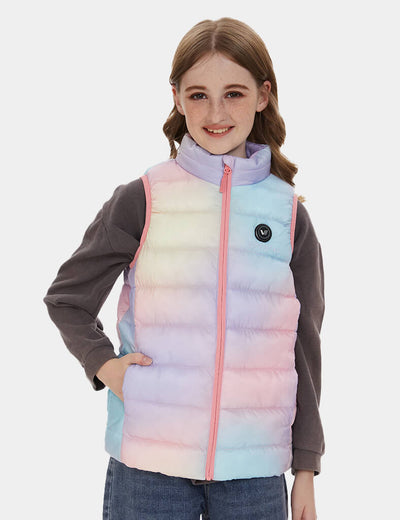 Girl’s Heated FELLEX® Vest 7.4V, KG10 - Ombre Pink