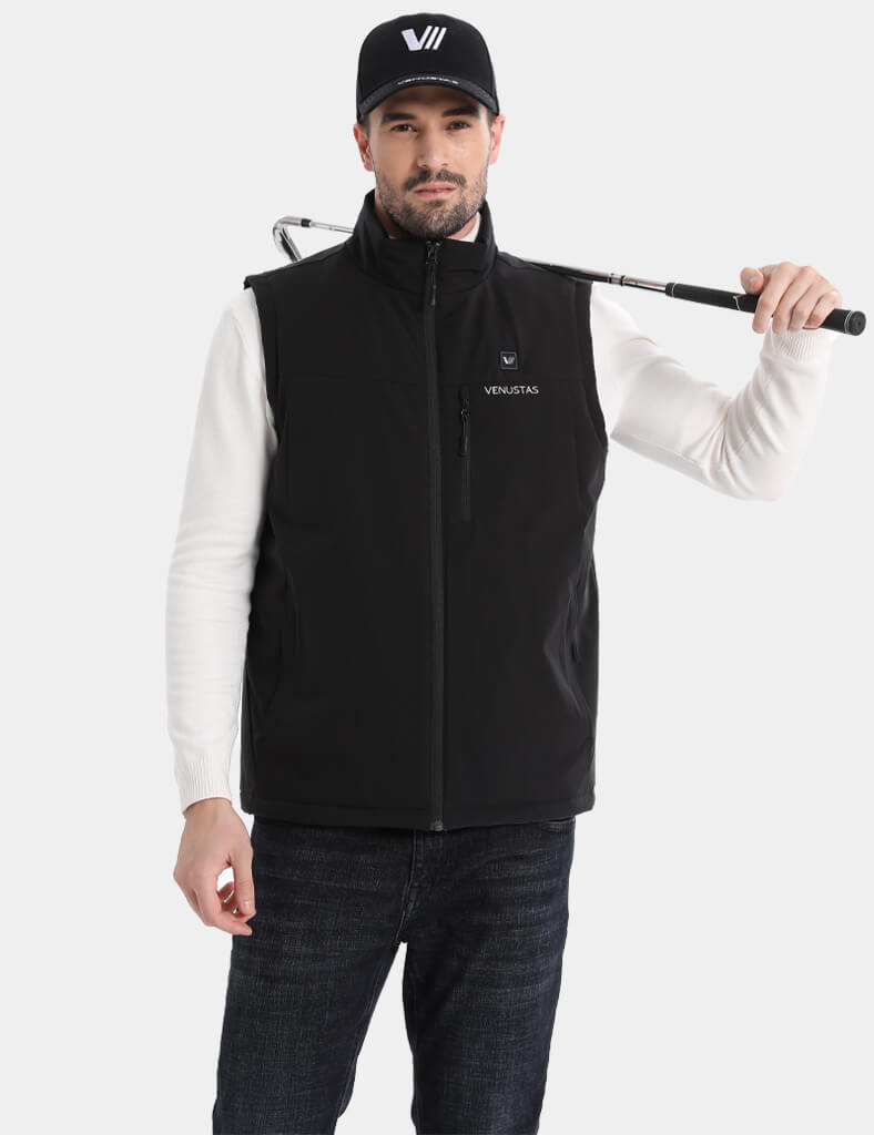 Men's Lightweight Recycled Heated Softshell Vest 7.4V, M41