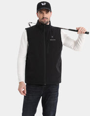 Men's Lightweight Recycled Heated Softshell Vest 7.4V