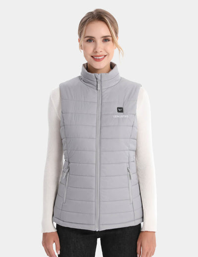 Women's Classic Heated Vest 7.4V, W2118 - Light Grey