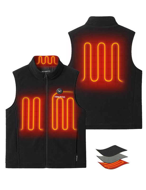 [Open Box] Girl's Heated Fleece Vest 7.4V, KG14