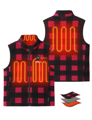 [Open Box] Girl's Heated Fleece Vest 7.4V, KG14