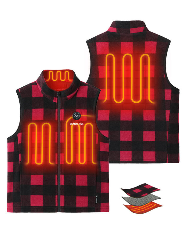 [Open Box] Girl's Heated Fleece Vest 7.4V, KG14