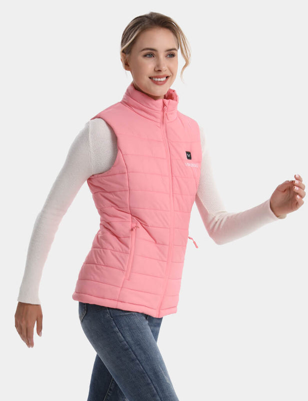 [Open Box] Women's Classic Heated Vest 7.4V - Milk White/ Light Grey/ Burgundy/ Pink, W2118