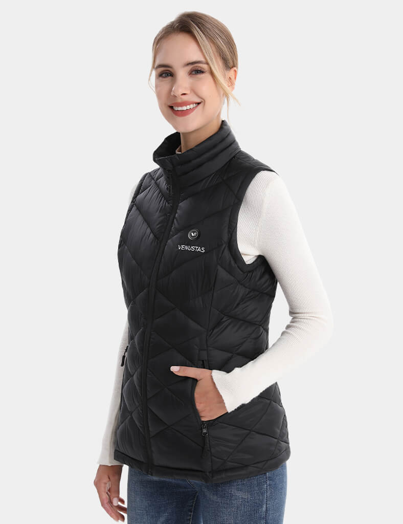 Women’s Heated Down Vest 7.4V with Heating Pockets, W51 [Final Sale]