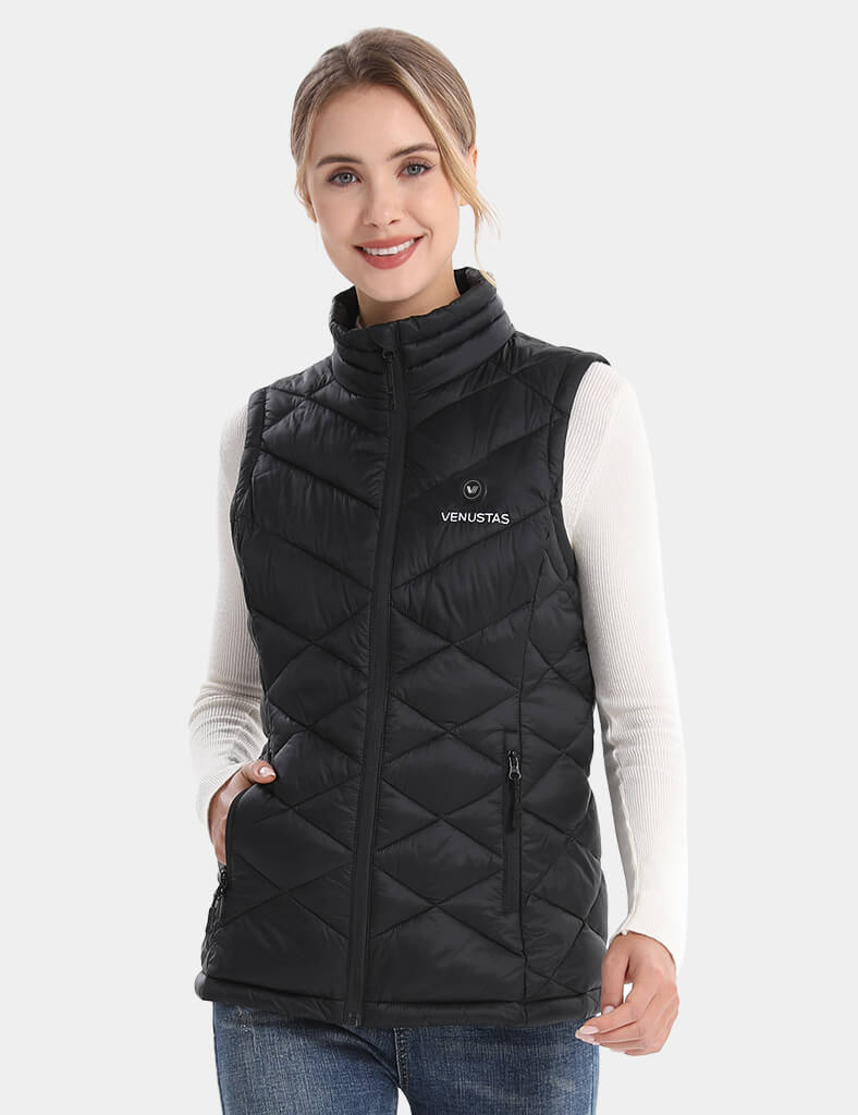 [Final Sale] Women’s Heated Down Vest 7.4V with Heating Pockets, W51